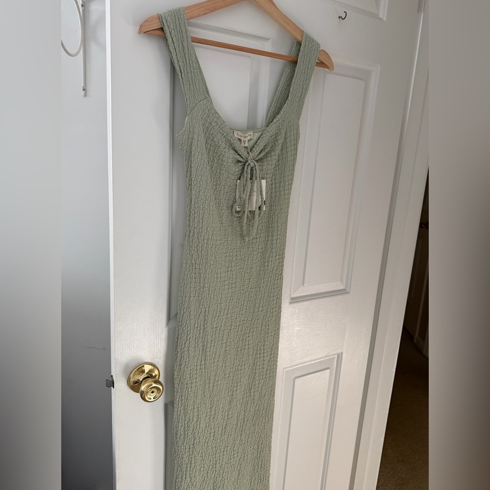 NWT- Green maxi dress